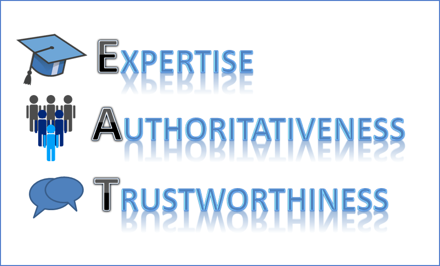 eat illustration - expertise, authoritativeness, trustworthiness