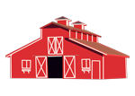 illustration of a barn