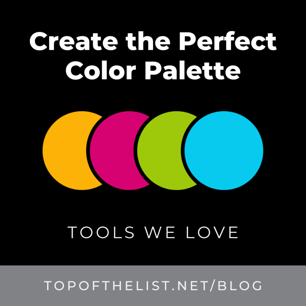 create the perfect color palette