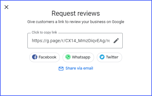 request reviews