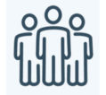 diagram of 3 people symbolizing SEO number of direct visits